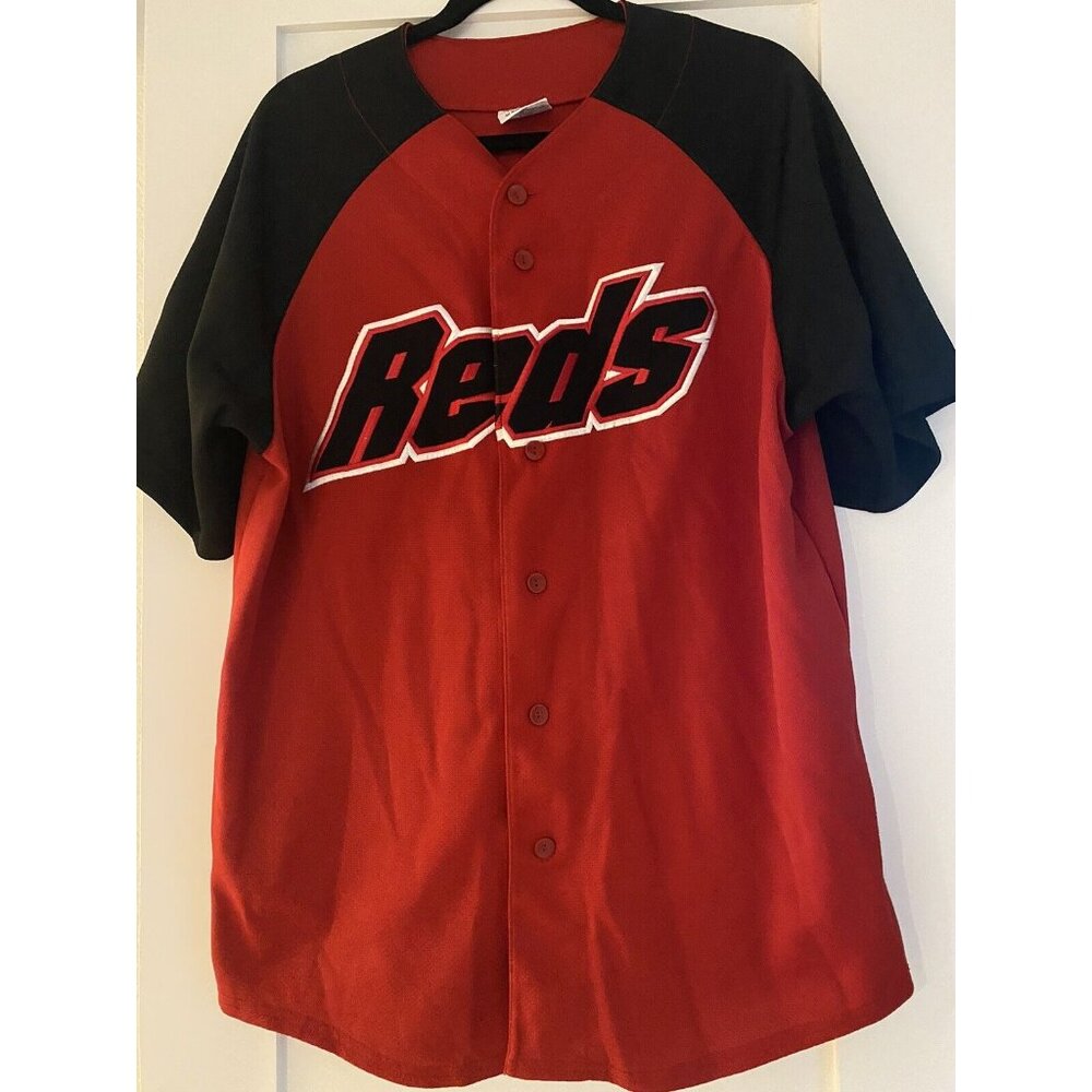 Vintage Cincinnati Reds Jersey Size Large Stitched KEN GRIFFEY #30 Red Majestic